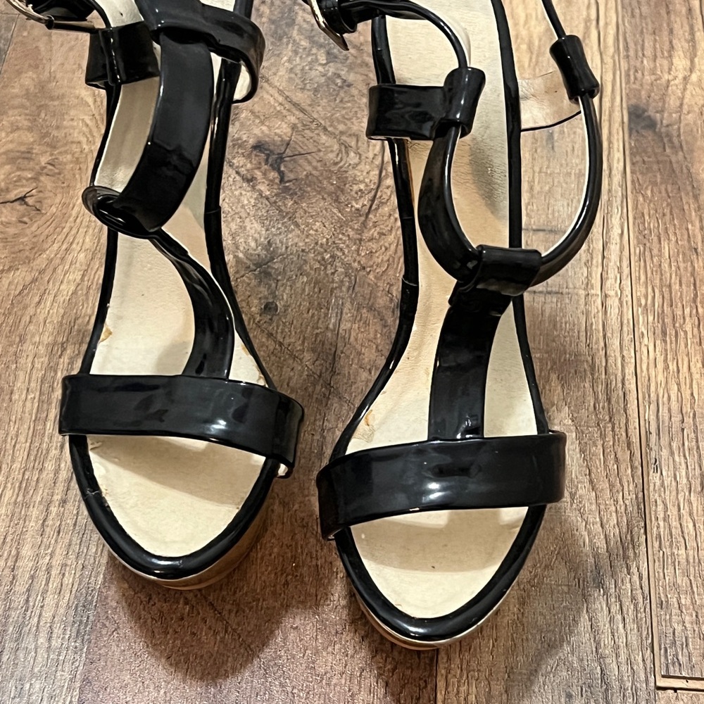 Elegant Black Strappy Sandals